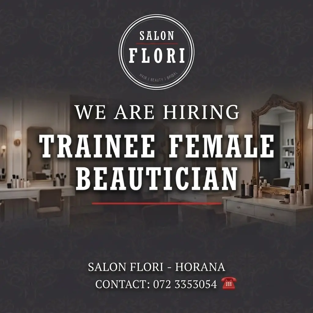 Salon Job Vacancies in Horana | Trainee Female Beautician (පුහුණු/නොපුහුණු)